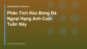 Read more about the article Phân Tích Kèo Bóng Đá Ngoại Hạng Anh Cuối Tuần Này